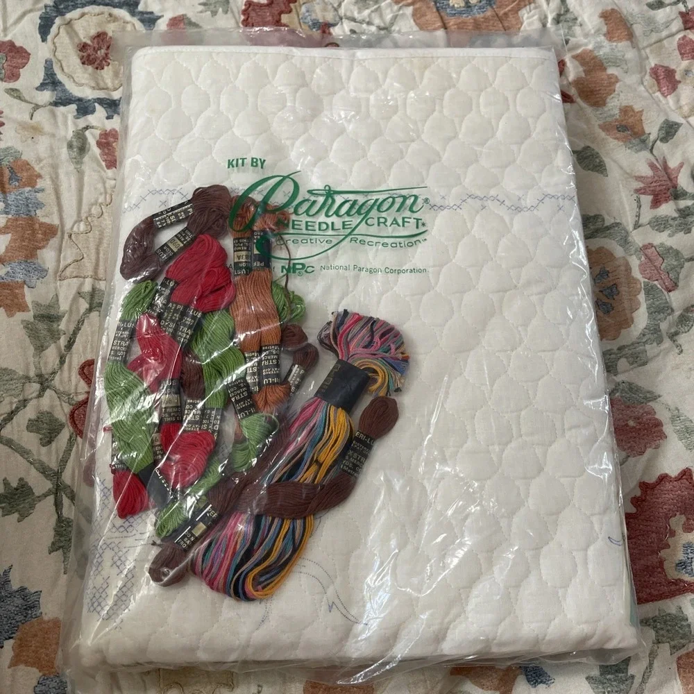 Vtg Walt Disney's Bambi Quilted Crib Quilt Paragon Needlepoint Kit #0522 NEW